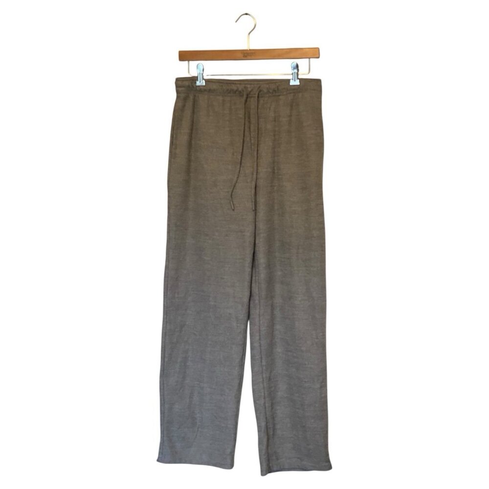 Frye Gray Sleep Lounge Pants Women's S Polyester Spandex Tie Up